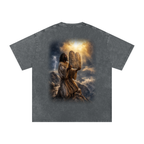 Jubilore “Moses” Snow Washed Oversized Cotton T-Shirt
