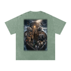 Jubilore "Noah" Snow Washed Oversized Cotton T-Shirt