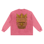 Jubilore "Michael" Snow Washed Frayed Edge T-Shirt