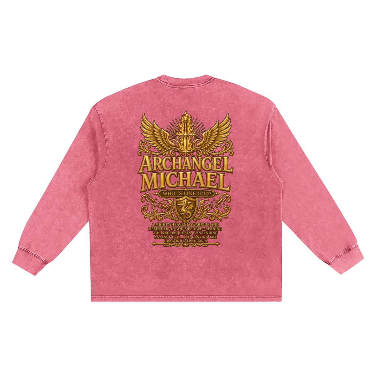 Jubilore "Michael" Snow Washed Frayed Edge T-Shirt