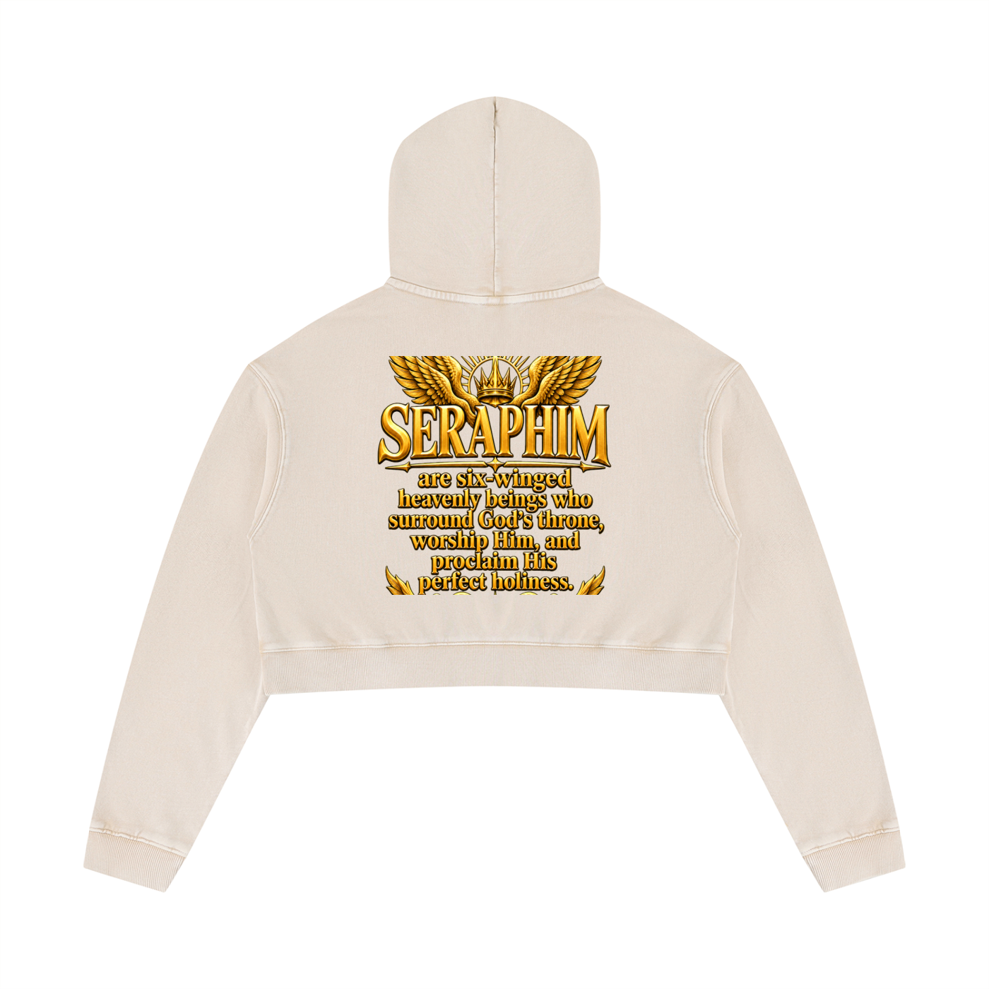 Jubilore Seraphim Women’s Mineral Washed Crop Hoodie