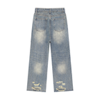 Jubilore Vintage Wash Distressed Denim Jeans