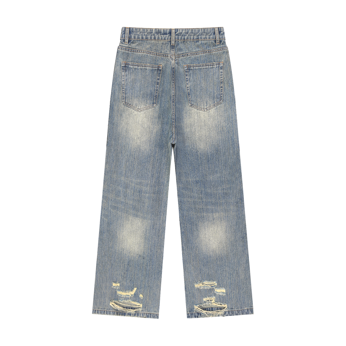 Jubilore Vintage Wash Distressed Denim Jeans