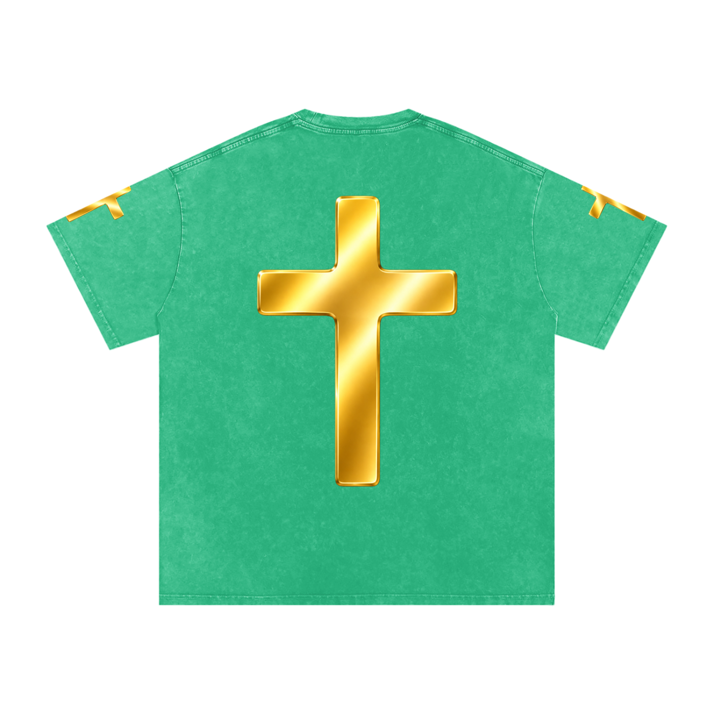 Jubilore "Jesus Is LORD" Snow Washed Oversized Cotton T-Shirt
