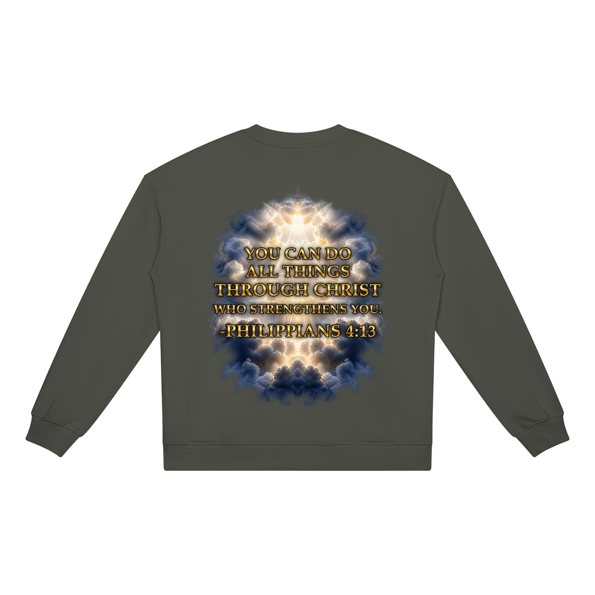 Jubilore "Christ Saves" Unisex Heavyweight Crewneck Sweatshirt