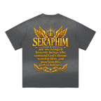 Jubilore Seraphim Sun Fade Hand-Frayed Cotton T-Shirt