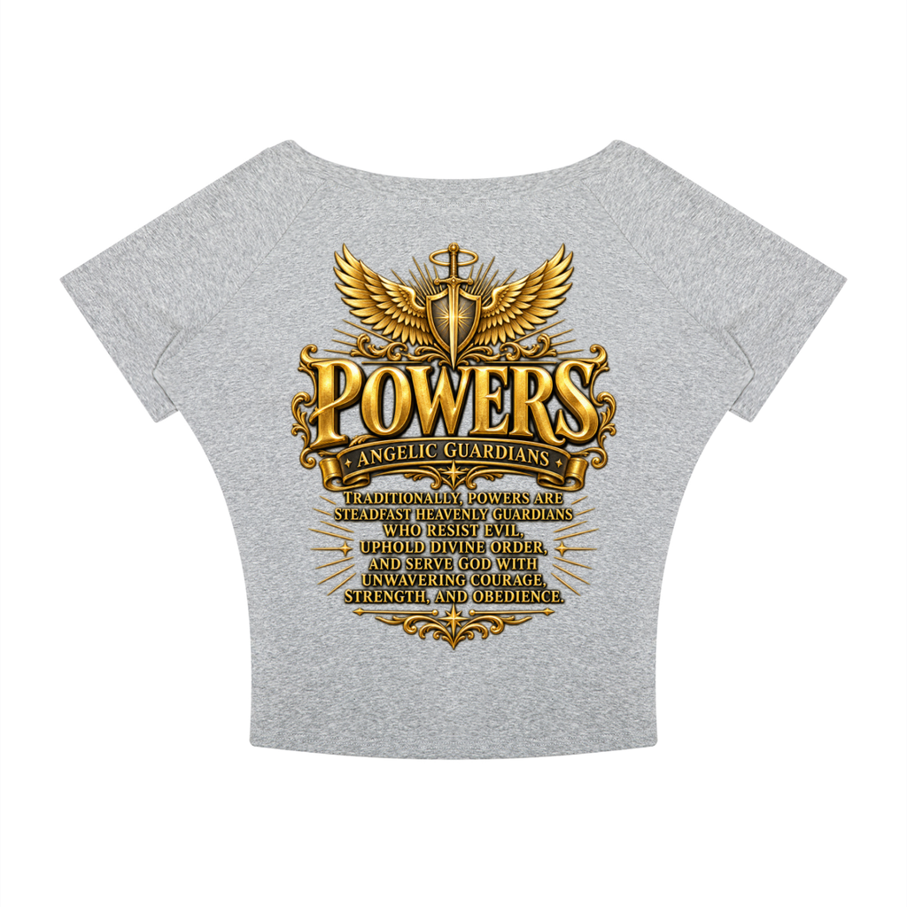 Jubiloré "Powers" Women’s Boatneck Raglan T-Shirt