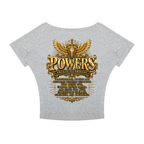 Jubiloré "Powers" Women’s Boatneck Raglan T-Shirt