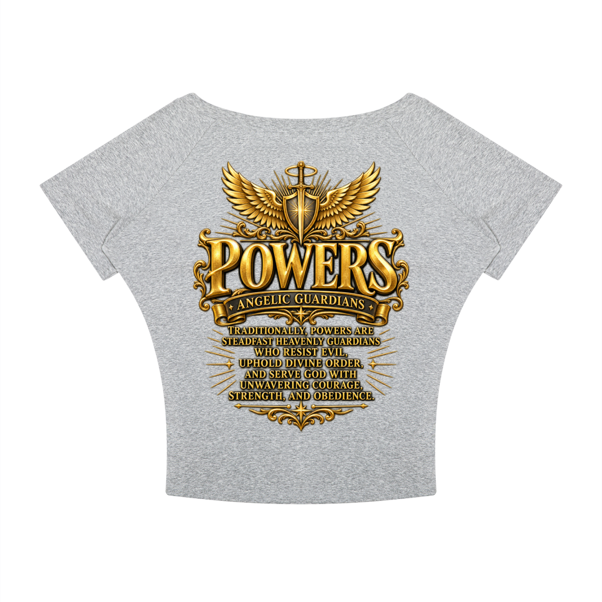 Jubiloré "Powers" Women’s Boatneck Raglan T-Shirt