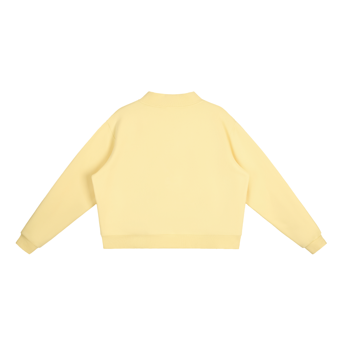 Jubiloré "JIK" Essential Fleece Mock-Neck Crew Sweatshirt