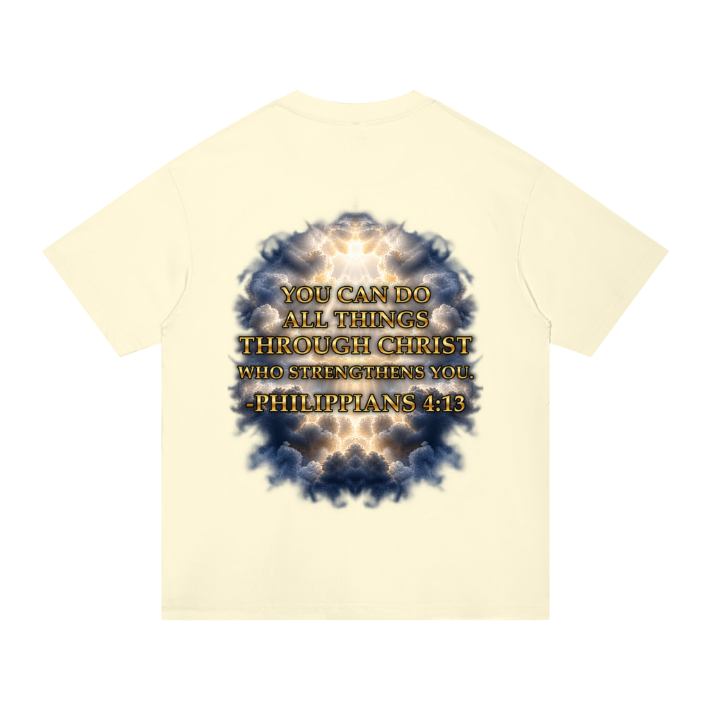 Jubilore "Christ Saves" Unisex Regular Fit Cotton T-Shirt