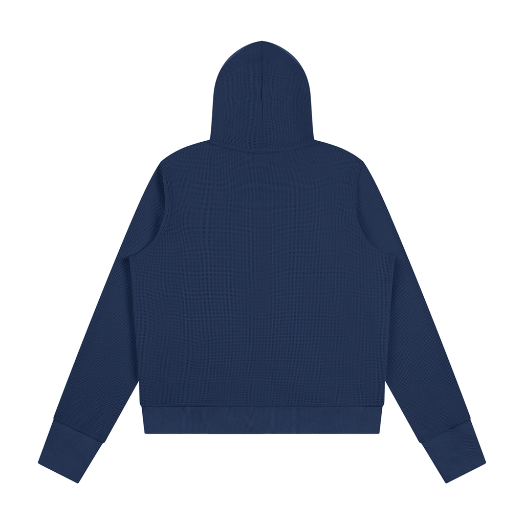 Jubiloré Women's Waffle Full Zip Hoodie