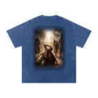 Jubilore “Paul” Snow Washed Oversized Cotton T-Shirt