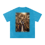 Jubilore “Solomon” Snow Washed Oversized Cotton T-Shirt