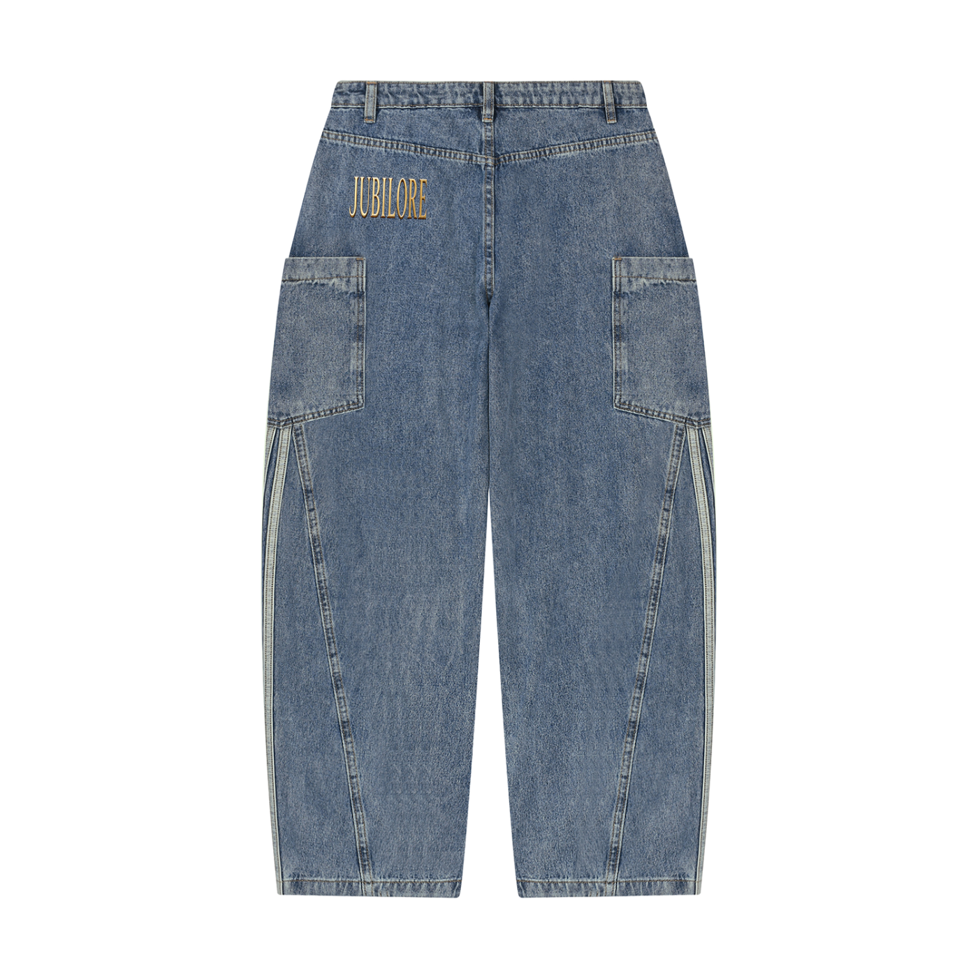 Jubiloré Women's Vintage Wash Barrel Leg Jeans