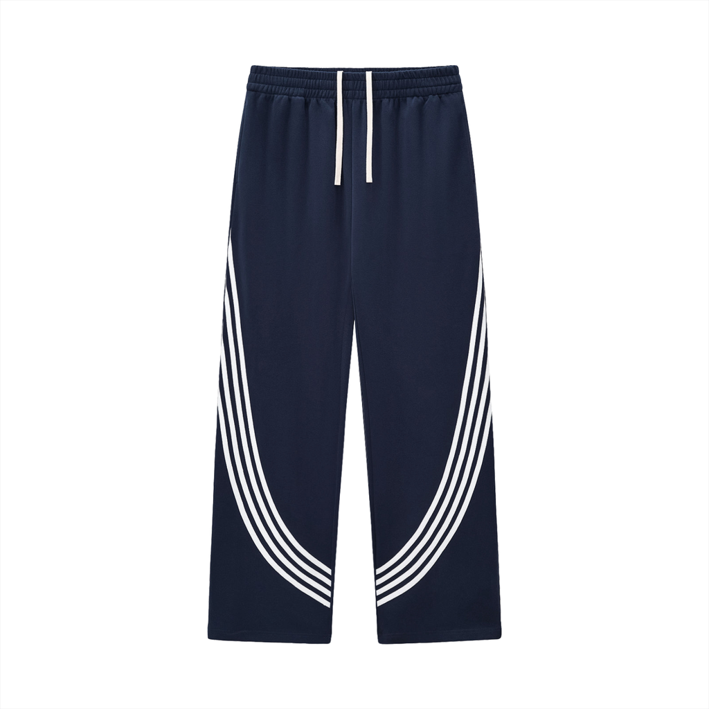 Jubilore Curved Stripe Straight Sweatpants
