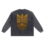 Jubilore "Michael" Snow Washed Frayed Edge T-Shirt