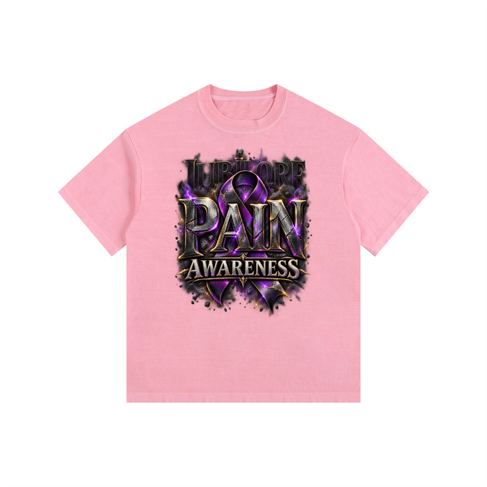 Jubilore "PA" Vintage Washed Oversized Cotton T-Shirt