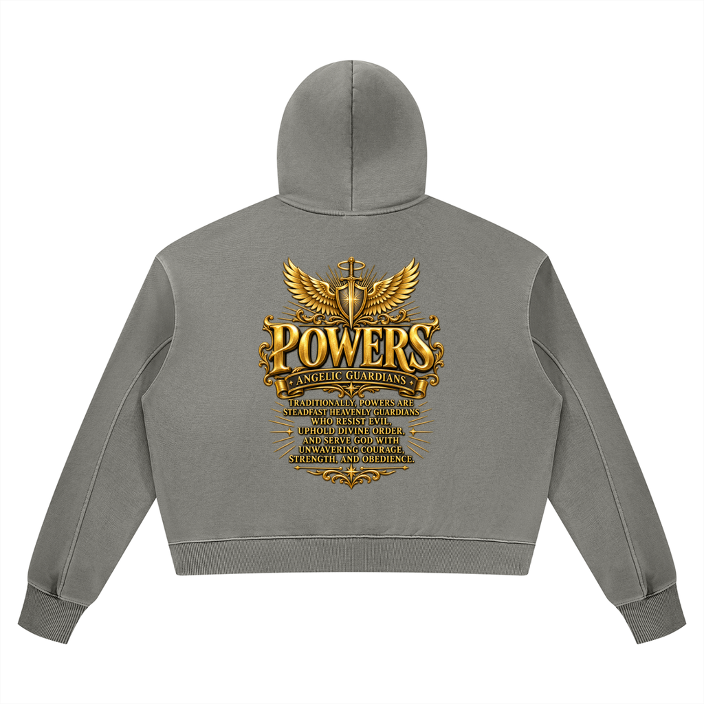 Jubiloré "Powers" Women’s Vintage Wash Heavyweight Hoodie