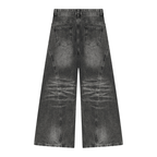 Jubiloré Women’s Vintage Wash Wide Leg Denim Jeans