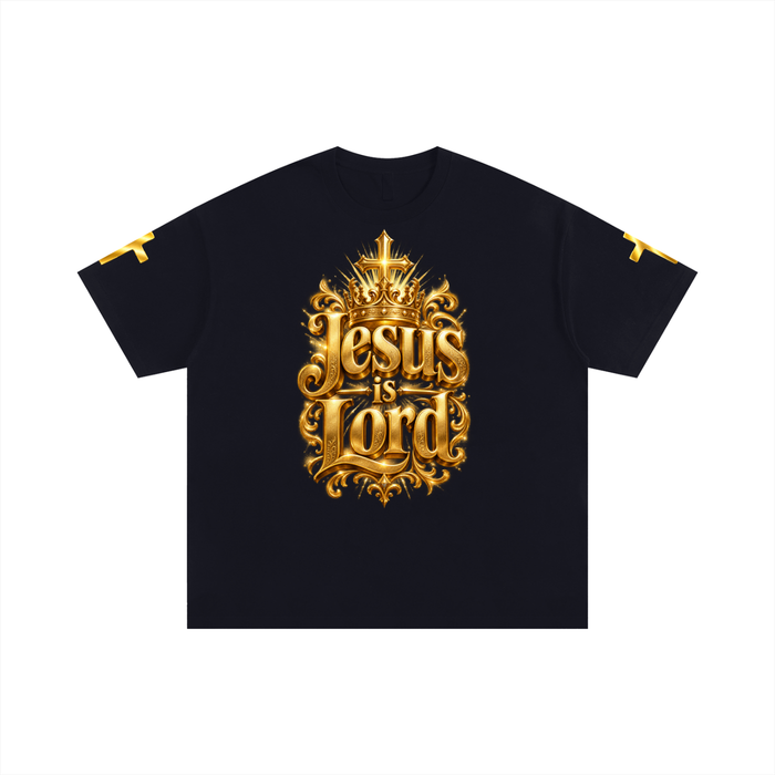 Jubilore "Jesus Is LORD" Unisex Oversized Cotton T-Shirt