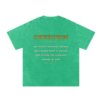 Jubilore Cherubim Snow Washed Oversized Cotton T-Shirt