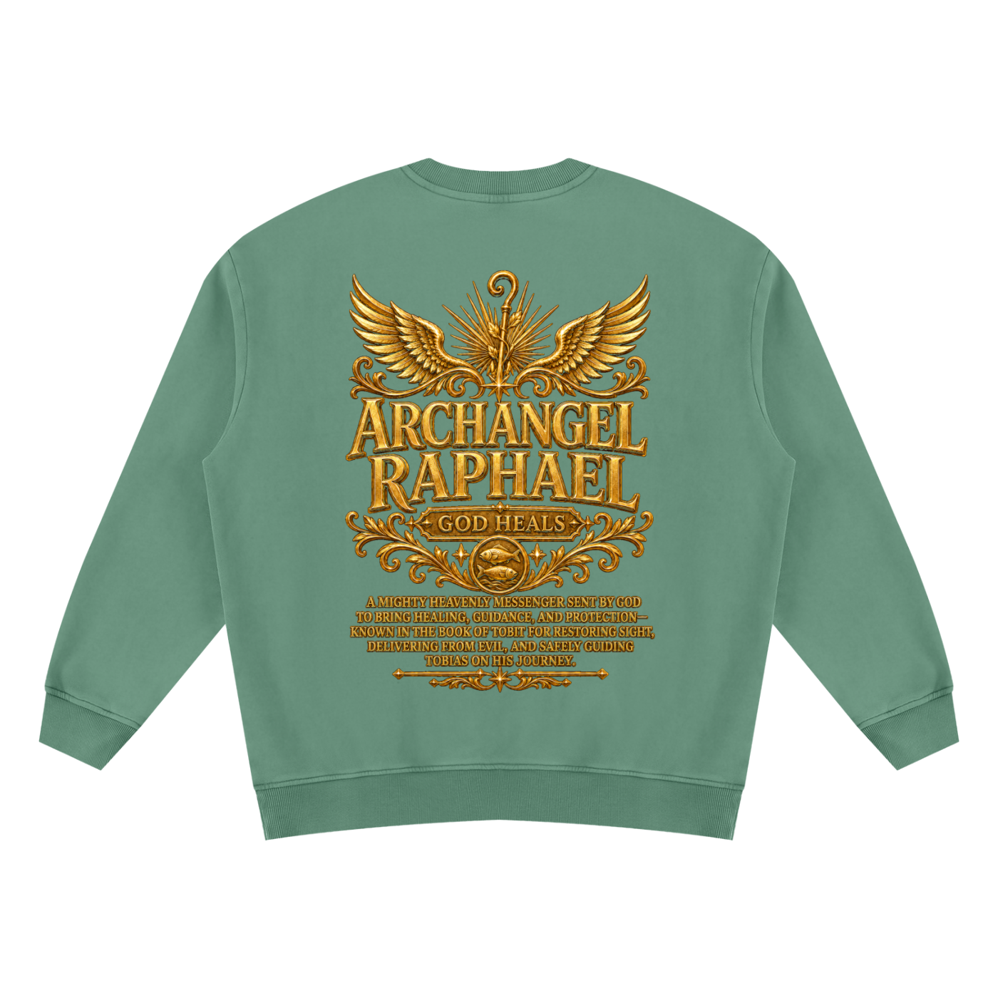 Jubilore "Raphael" Unisex Vintage Wash Fleece Sweatshirt