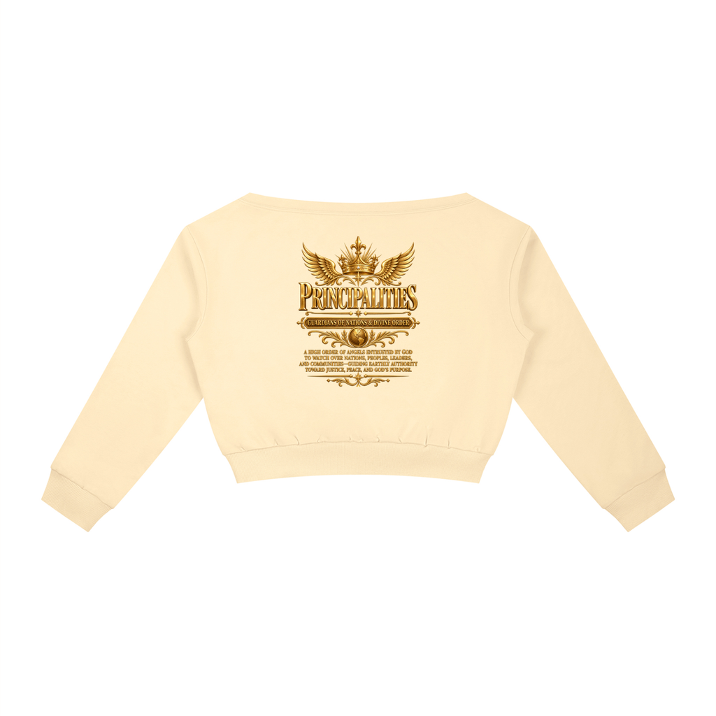 Jubiloré "Principalities" Women's Off-Shoulder Sweatshirt
