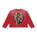 Jubilore "Michael" Unisex Sunfade Boxy Long Sleeve T-Shirt