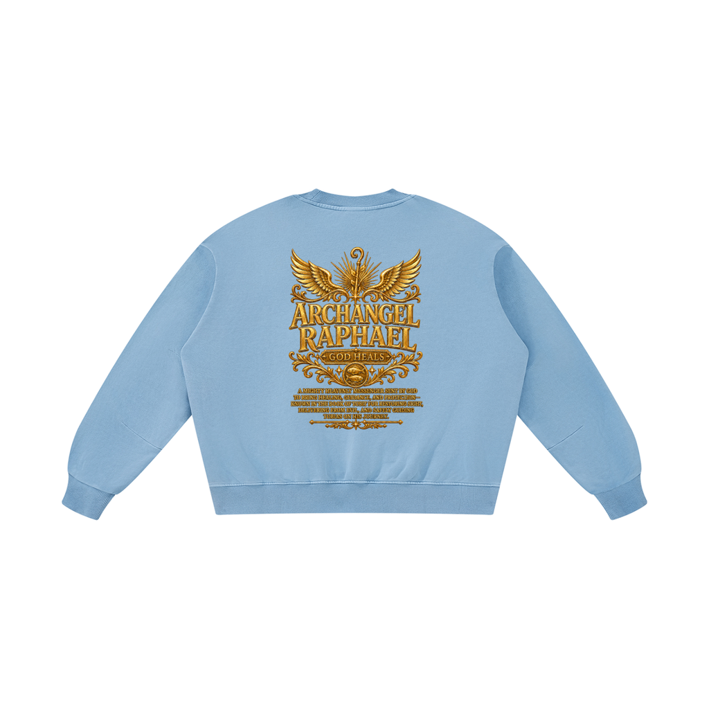 Jubilore "Raphael" Unisex Boxy Vintage Washed Sweatshirt