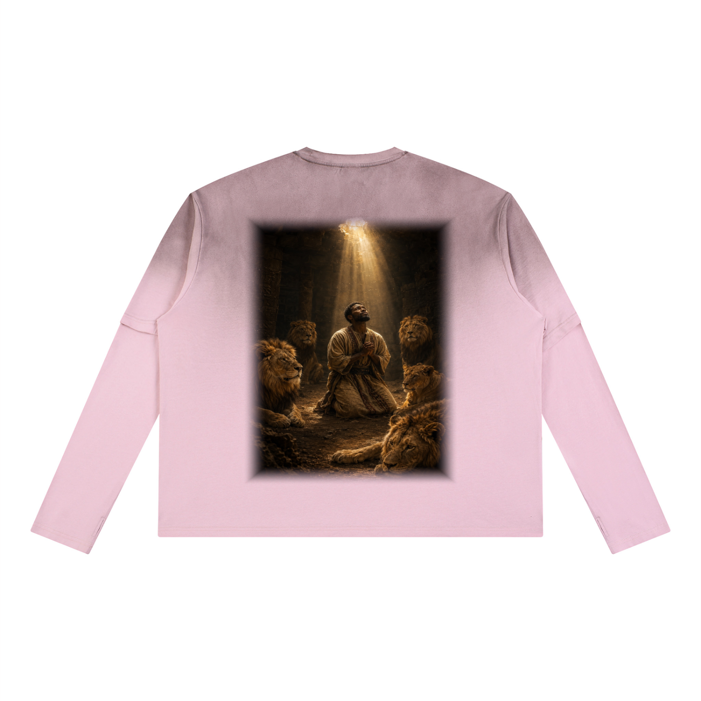 Jubilore "Daniel" Unisex Vintage Wash Layered T-Shirt