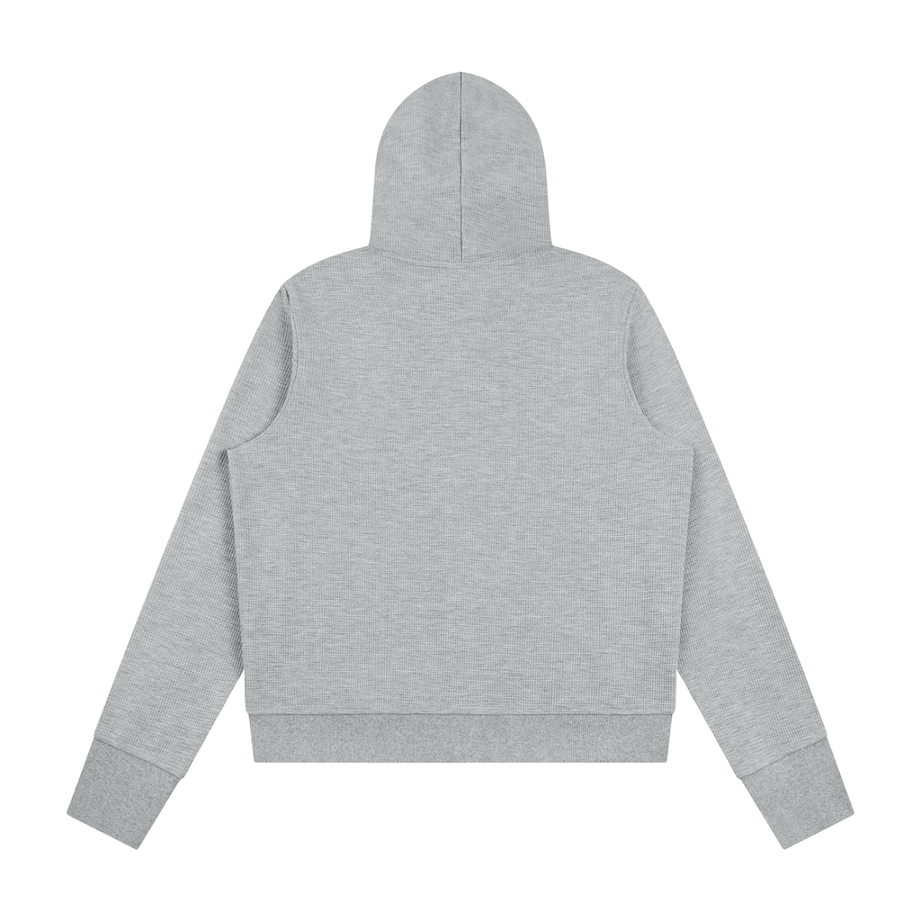 Jubiloré Women's Waffle Full Zip Hoodie