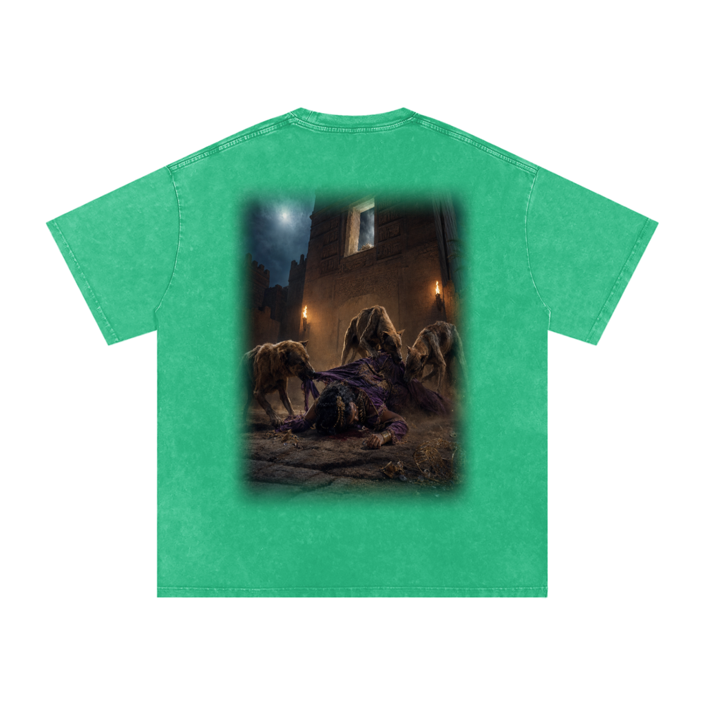 Jubilore “Jezebel” Snow Washed Oversized Cotton T-Shirt