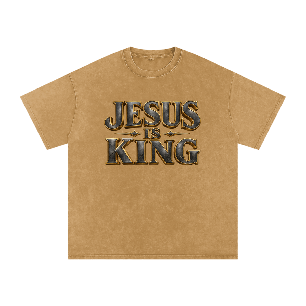Jubilore "JIK" Snow Washed Oversized Cotton T-Shirt