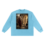 Jubilore "Jesus Resurrects Lazarus" Snow Washed Frayed Edge T-Shirt