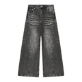 Jubiloré Women’s Vintage Wash Wide Leg Denim Jeans