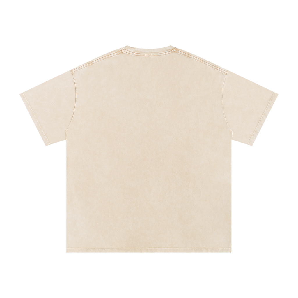 Jubilore "CA" Snow Washed Oversized Cotton T-Shirt