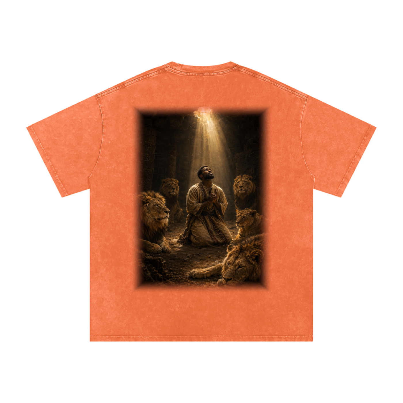 Jubilore "Daniel" Snow Washed Oversized Cotton T-Shirt