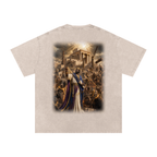 Jubilore “Solomon” Snow Washed Oversized Cotton T-Shirt