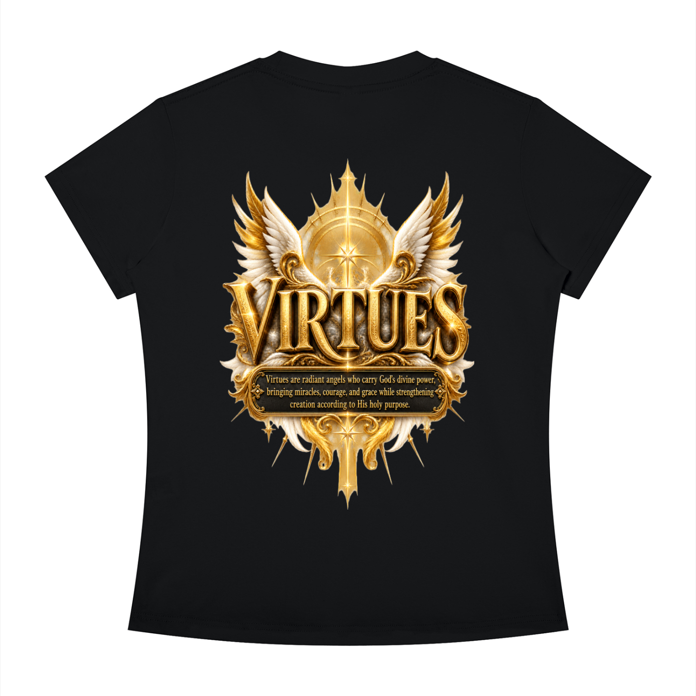 Jubiloré "Virtues" Women's Slim Fit Crewneck T-Shirt