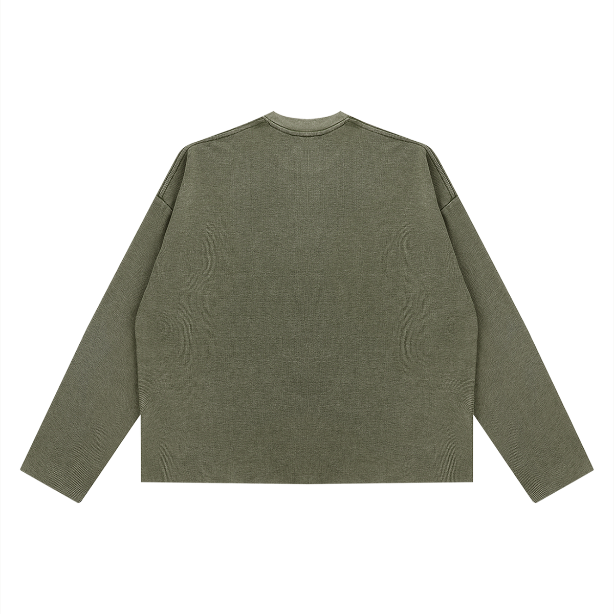 Jubilore "NAE" Unisex Vintage Wash Boxy  Waffle Raw Edge T-Shirt