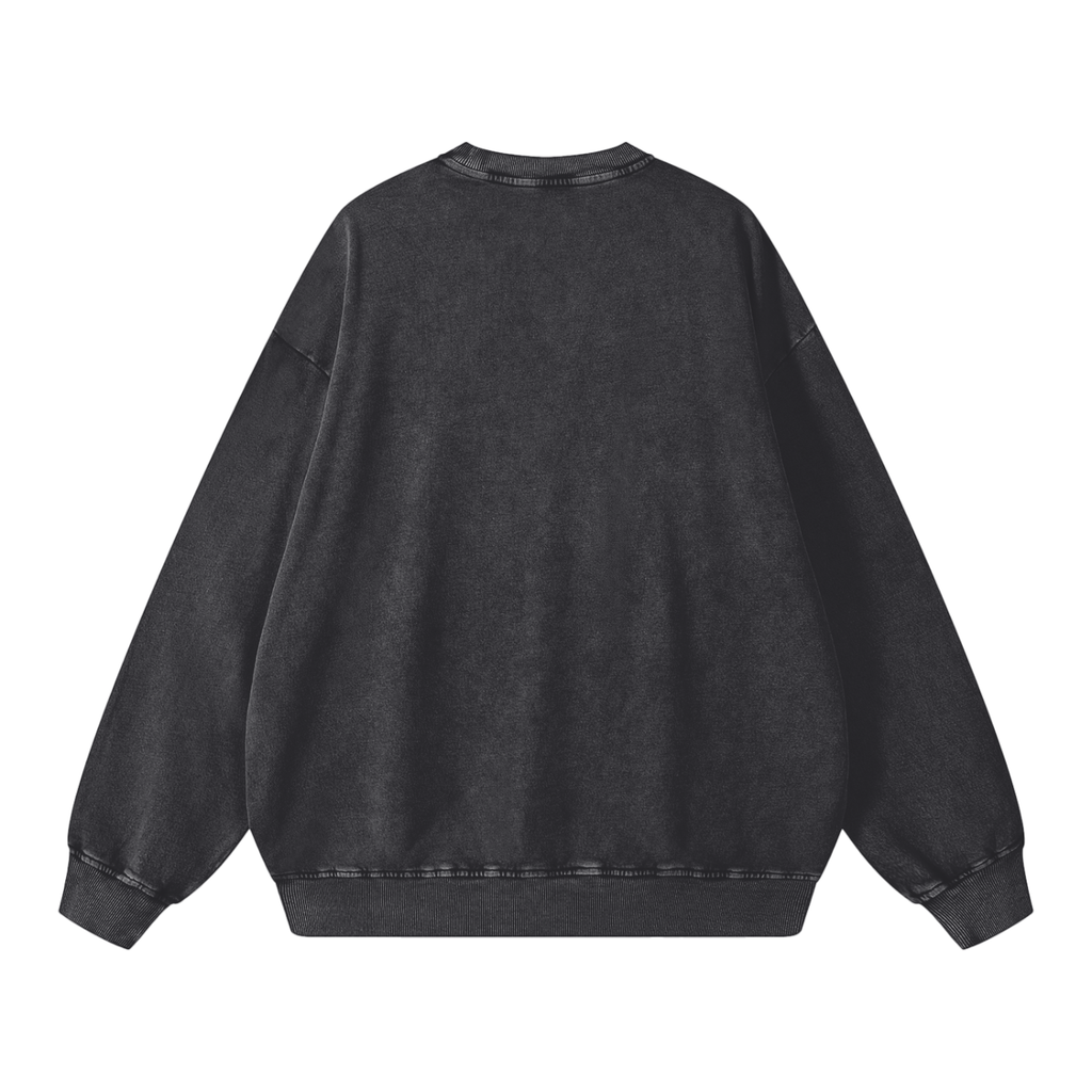 Jubilore "NAA" Snow Washed Oversized Sweatshirt