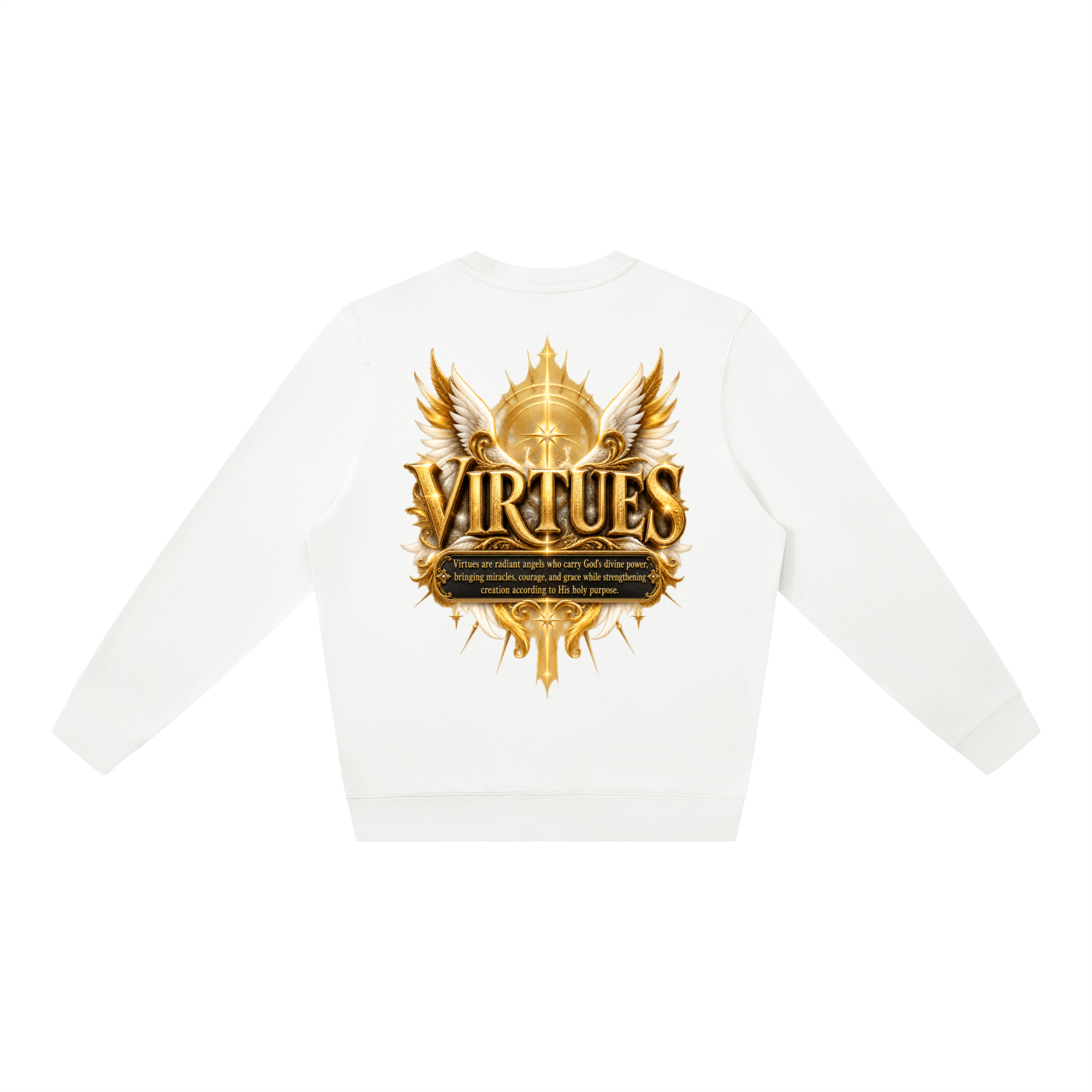 Jubilore "Virtues" Unisex Oversized Crewneck Sweatshirt