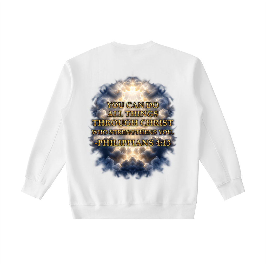 Jubilore "Christ Saves" Essential Heavyweight Crewneck Sweatshirt