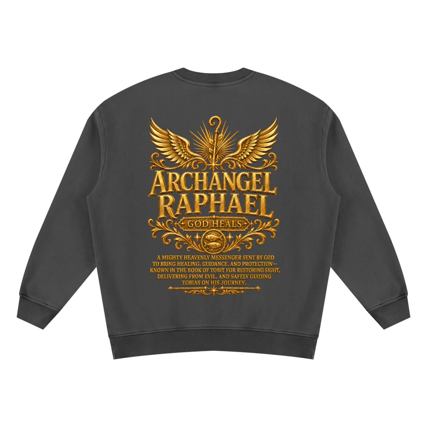 Jubilore "Raphael" Unisex Vintage Wash Fleece Sweatshirt