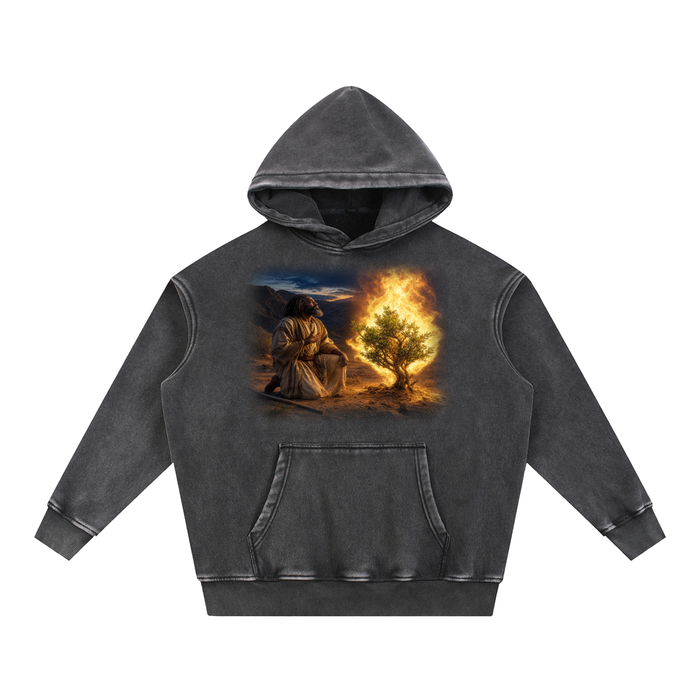 Jubilore "Moses" Snow Wash Fleece Oversize Hoodie
