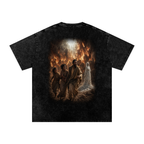 Jubilore "Sodom & Gomorrah" Snow Washed Oversized Cotton T-Shirt