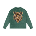 Jubilore Cherubim Acid Wash Oversize Long Sleeve T-Shirt