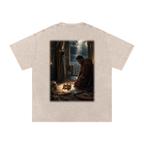 Jubilore “David” Snow Washed Oversized Cotton T-Shirt