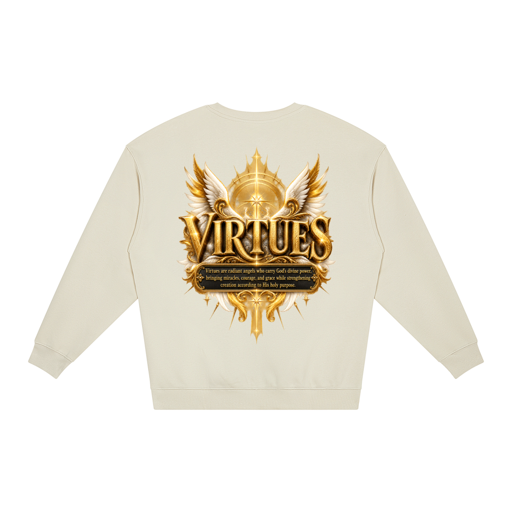 Jubilore "Virtues" Unisex Loose Crewneck Sweatshirt